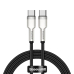 Cablu Baseus Type-C 100W, 1m, negru CATJK-C01