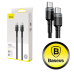 Cablu Baseus Cafule CATKLF-ALG1 2m, negr 
