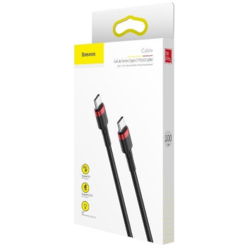 CABLU alimentare si date Baseus Cafule, Fast Charging Data Cable pt. smartphone, USB Type-C la USB Type-C 3A / 60W, 1m, rosu + negru CATKLF-G91 (timbru verde 0.08 lei) - 6953156285217 CABLU alimentare si date Baseus Cafule, Fast Charging Data Cable pt. smartphone, USB Type-C la USB Type-C 3A / 60W, 1m, rosu + negru CATKLF-G91 (timbru verde 0.08 lei) - 6953156285217