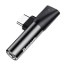ADAPTOR Incarcare si audio Baseus, 1 x USB Type-C (T) la 1 x USB Type-C (M) si 1 x Jack 3.5mm (M), negru CATL41-01 (timbru verde 0.18 lei) - 6953156282278 