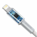 CABLU alimentare si date Baseus High Density Braided, Fast Charging Data Cable pt. smartphone, USB Type-C la Lightning Iphone PD 20W, braided, 1m, alb CATLGD-02 (timbru verde 0.18 lei) - 69531562319 