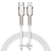 Cablu Baseus Type-C la Lightning 1m alb CATLJK-A02