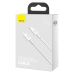 CABLU alimentare si date Baseus Superior, Fast Charging Data Cable pt. smartphone, USB Type-C la Lightning Iphone PD 20W, 2m, alb CATLYS-C02 (timbru verde 0.08 lei) - 6953156205369 