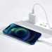CABLU alimentare si date Baseus Superior, Fast Charging Data Cable pt. smartphone, USB Type-C la Lightning Iphone PD 20W, 2m, alb CATLYS-C02 (timbru verde 0.08 lei) - 6953156205369 