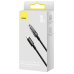 CABLU alimentare si date Baseus Explorer, Fast Charging Data Cable pt. smartphone, USB Type-C la Lightning Iphone 20W, 2m, Auto Power-Off, negru transparent CATS000101 (timbru verde 0.18 lei) - 6932 