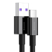Cablu Baseus Type-C 66W, 1m, negru CATYS-01