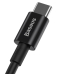 CABLU alimentare si date Baseus Superior, Fast Charging Data Cable pt. smartphone, USB Type-C la USB Type-C 100W, 2m, negru CATYS-C01 (timbru verde 0.18 lei) - 6953156208445 