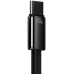 CABLU alimentare si date Baseus, Fast Charging Data Cable pt. smartphone, USB la USB Type-C (T), 100W, 480Mbps, aliaj zinc, braided(nylon), 1m, negru, CAWJ000001 (include TV 0.18lei) - 6932172618087 