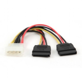 CABLU alimentare Spacer, adaptor Molex la 2 x S-ATA, 15cm, SPIC-MLX-2SATA-0.15m (timbru verde 0.08 lei) 