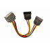 Cablu Alimentare splitter SATA, 0.15 m, Gembird CC-SATAM2F-01 (timbru verde 0.08 lei) 