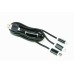 CABLU alimentare si date GEMBIRD, telefon, 3 + 1, USB 2.0 (T) la Lightning (T) + Micro-USB 2.0 (T) + USB 2.0 Type-C (T), 1m, cablu cu impletire din bumbac, incarcare simultana a 3 tipuri de telefoane, CABLU alimentare si date GEMBIRD, telefon, 3 + 1, USB 2.0 (T) la Lightning (T) + Micro-USB 2.0 (T) + USB 2.0 Type-C (T), 1m, cablu cu impletire din bumbac, incarcare simultana a 3 tipuri de telefoane,