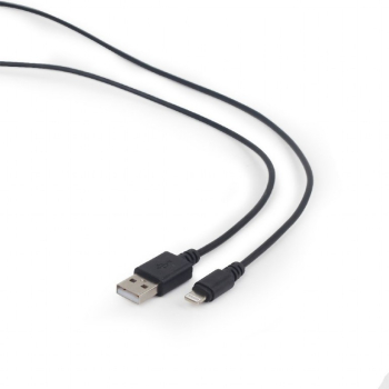 CABLU alimentare si date GEMBIRD, pt. smartphone, USB 2.0 (T) la Lightning (T), 3m, black, CC-USB2-AMLM-10 (timbru verde 0.08 lei) CABLU alimentare si date GEMBIRD, pt. smartphone, USB 2.0 (T) la Lightning (T), 3m, black, CC-USB2-AMLM-10 (timbru verde 0.08 lei)