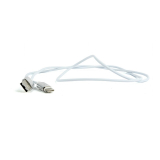 CABLU alimentare si date GEMBIRD, pt. smartphone, USB 2.0 (T) la USB 2.0 Type-C (T) (conector magnetic), 1m, alb, CC-USB2-AMUCMM-1M (timbru verde 0.08 lei) 