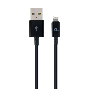 CABLU alimentare si date GEMBIRD, pt. smartphone, USB 2.0 (T) la Lightning (T), 1m, black, CC-USB2P-AMLM-1M (timbru verde 0.08 lei) CABLU alimentare si date GEMBIRD, pt. smartphone, USB 2.0 (T) la Lightning (T), 1m, black, CC-USB2P-AMLM-1M (timbru verde 0.08 lei)