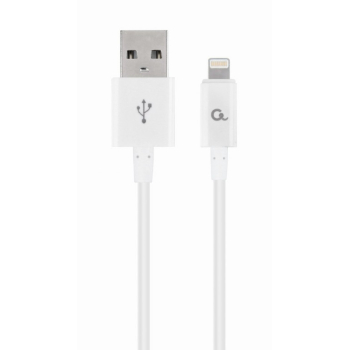 CABLU alimentare si date GEMBIRD, pt. smartphone, USB 2.0 (T) la Lightning (T), 1m, alb, CC-USB2P-AMLM-1M-W (timbru verde 0.08 lei) CABLU alimentare si date GEMBIRD, pt. smartphone, USB 2.0 (T) la Lightning (T), 1m, alb, CC-USB2P-AMLM-1M-W (timbru verde 0.08 lei)