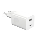 INCARCATOR retea Baseus, Quick Charge 3.0 24W, 1 x USB Output 3.6V-8V/3A, alb CCALL-BX02 (timbru verde 0.18 lei) - 6953156272446 