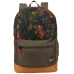 RUCSAC CASE LOGIC, pt. notebook de max. 15.6 inch, 1 compartiment, buzunar frontal | buzunar lateral x 2, waterproof, poliester, maro / floral, CCAM-1116 MULTI FLORAL/CUMIN 