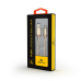 CABLU alimentare si date GEMBIRD, pt. smartphone, USB 2.0 (T) la Lightning (T), 1.8m, premium, conectori auriti, cablu cu impletire din bumbac, auriu, CCB-mUSB2B-AMLM-6-G (timbru verde 0.08 lei) 