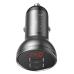 INCARCATOR AUTO Baseus Digital Display, 2 x USB Output 5V/4.8A, total output 24W, pt. bricheta auto, afisaj digital, gri CCBX-0G (timbru verde 0.18 lei) - 6953156215399 