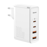 INCARCATOR retea Baseus GaN2 Pro, Quick Charge 100W, 2 x USB, 2 x USB Type-C, alb CCGAN2P-L02 (timbru verde 0.18 lei) - 6953156204690 