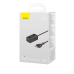INCARCATOR retea Baseus GaN3 Pro, Quick Charge 65W, 2 x USB, 2 x USB Type-C, include cablu USB Type-C la USB Type-C 100W 1m, negru CCGP040101 (timbru verde 0.18 lei) - 6932172600334 
