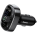 Baseus MODULATOR AUTO FM T-Typed, Bluetooth 4.2, 2 x USB 5V/3.4A max, 12V-24V, frecventa modulator FM: 87,5-108.0MHZ, format MP3/WAV/FLAC/APE/WMA, answer/reject/hang up/redial, black CCMT000301 (timbru ver 