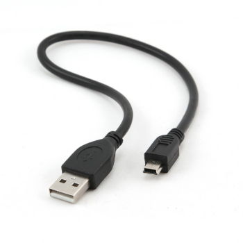 CABLU alimentare si date GEMBIRD, pt. smartphone, USB 2.0 (T) la Mini-USB 2.0 (T), 30cm, conectori auriti, negru, CCP-USB2-AM5P-1 (timbru verde 0.08 lei) CABLU alimentare si date GEMBIRD, pt. smartphone, USB 2.0 (T) la Mini-USB 2.0 (T), 30cm, conectori auriti, negru, CCP-USB2-AM5P-1 (timbru verde 0.08 lei)