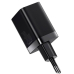 INCARCATOR retea Baseus Super Si Pro, Quick Charge 30W, 1 x USB 5V/3A, 1 x USB Type-C 5V/3A, negru CCSUPP-E01 (timbru verde 0.18 lei) - 6953156206342 
