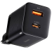 INCARCATOR retea Baseus Super Si Pro, Quick Charge 30W, 1 x USB 5V/3A, 1 x USB Type-C 5V/3A, negru CCSUPP-E01 (timbru verde 0.18 lei) - 6953156206342 