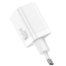 INCARCATOR retea Baseus Super Si Pro, Quick Charge 30W, 1 x USB 5V/3A, 1 x USB Type-C 5V/3A, alb CCSUPP-E02 (timbru verde 0.18 lei) - 6953156206359 