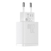 INCARCATOR retea Baseus Compact, Quick Charge 20W, 1 x USB Type-C 5V/3A si 1 x USB 5V/3A, alb CCXJ-B02 (timbru verde 0.18 lei) - 6953156207240 