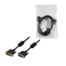 ADAPTOR video LOGILINK, DVI-D DL (T) la DVI-D DL (T) 24+1pin, 3m, conectori auriti, rezolutie maxima Full HD (2560 x 1440), plastic, 2 x ferita, dublu ecranaj, negru, 