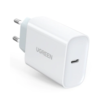 INCARCATOR retea Ugreen, CD127 Quick Charge 30W, 1 x USB Type-C 5V/3A, alb 70161 (timbru verde 0.18 lei) - 6957303871612 
