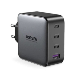 INCARCATOR retea Ugreen, CD226 Quick Charge 4, 100W GaN, 3 x USB Type-C 5V/3A, 1 x USB, negru 40747 (timbru verde 0.18 lei) - 6957303847471 