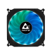 Ventilator SET 3 VENTILATOARE CHIEFTEC PC 120x120x25 mm, ADD RGB LED, 3 buc. in pachet & HUB & telecomanda CF-3012-RGB 