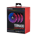 Ventilator SET 3 VENTILATOARE CHIEFTEC PC 120x120x25 mm, ADD RGB LED, 3 buc. in pachet & HUB & telecomanda CF-3012-RGB 