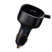 INCARCATOR auto Baseus Enjoyment, cablu inclus max 75cm, 1 x USB Type-C(T) max 5V/3A 30W, 1x Iphone Lightning 5V/3A total output 25 cm , pt. bricheta auto, negru CGTX000001 (timbru verde 0.8 lei) - 