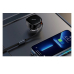 INCARCATOR auto Baseus Enjoyment, cablu inclus max 75cm, 1 x USB Type-C(T) max 5V/3A 30W, 1x Iphone Lightning 5V/3A total output 25 cm , pt. bricheta auto, negru CGTX000001 (timbru verde 0.8 lei) - 