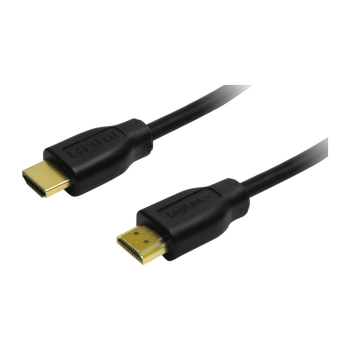 CABLU video LOGILINK, HDMI (T) la HDMI (T), 5m, conectori auriti, rezolutie maxima 4K UHD (3840 x 2160) la 30 Hz, negru, CH0039 (timbru verde 0.8 lei) 