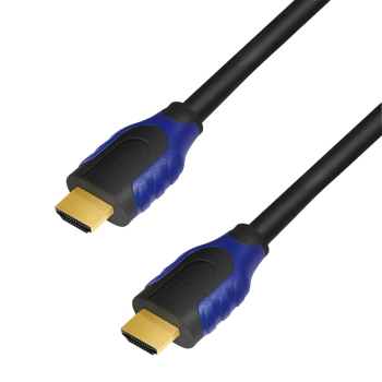 CABLU video LOGILINK, HDMI (T) la HDMI (T), 5m, conectori auriti, rezolutie maxima 4K DCI (4096 x 2160) la 60 Hz, ver. 2.0b, w. ethernet, negru, CH0064 (timbru verde 0.8 lei) 