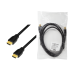 CABLU video LOGILINK, HDMI (T) la HDMI (T) 2.0, 2m, conectori auriti, rezolutie maxima 4K (3840 x 2160) la 60 Hz, plastic, dublu ecranaj, CCS, negru