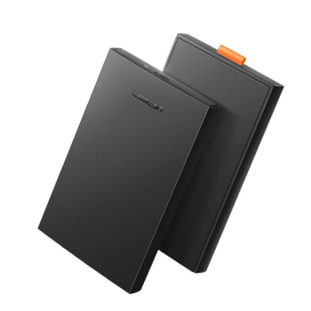 RACK extern Ugreen, CM237 pt HDD si SSD SATA 2.5 conectare USB 3.0 max 5 Gbps, 1 x 50cm USB to Micro USB 3.0 Cable, ABS, negru 60353 (timbru verde 0.8 lei) - 6957303863532 