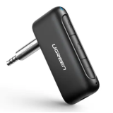 ADAPTOR Bluetooth Jack 3.5 Ugreen, CM276 acumulator inclus, microfon inclus, convertor audio wireless, versiune bluetooth 5.0, negru 70303 (timbru verde 0.18 lei) - 6957303873036 
