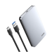 RACK extern Ugreen, CM300 pt HDD si SSD SATA 2.5 conectare USB 3.1 Gen2 max 6 Gbps, cablu inclus USB to USB Type-C, aluminiu, gri 70498 (timbru verde 0.8 lei) - 6957303874989 
