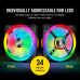 Cooler procesor Corsair CR COOLER QL120 RGB 120 mm PWM TRIPL FAN CO-9050098-WW Cooler procesor Corsair CR COOLER QL120 RGB 120 mm PWM TRIPL FAN CO-9050098-WW