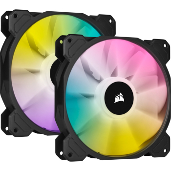 Cooler procesor VENTILATOR Corsair, pt carcasa PC, 140 mm, 1200 rpm, LED RGB, 2 ventilatoare, CO-9050111-WW 