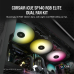 Cooler procesor VENTILATOR Corsair, pt carcasa PC, 140 mm, 1200 rpm, LED RGB, 2 ventilatoare, CO-9050111-WW 