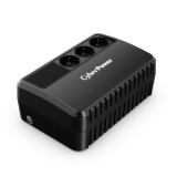 UPS CYBER POWER Line Int.  fara management,   650VA/ 360W, AVR, 3 x socket Schuko, indicatie status cu LED, 1 x baterie 12V/5Ah, Backup: 21-35 min, incarcare pana la 8h, GreenPower, 