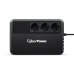 UPS CYBER POWER Line Int.  fara management,   650VA/ 360W, AVR, 3 x socket Schuko, indicatie status cu LED, 1 x baterie 12V/5Ah, Backup: 21-35 min, incarcare pana la 8h, GreenPower, 