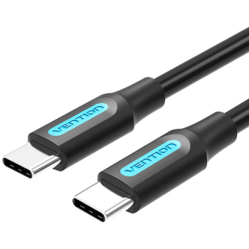 Cablu USB Vention, USB Type-C (T) la USB Type-C (T), 3m rata transfer 480 Mbps, invelis PVC, negru, COSBI (timbru verde 0.18 lei) - 6922794749474 Cablu USB Vention, USB Type-C (T) la USB Type-C (T), 3m rata transfer 480 Mbps, invelis PVC, negru, COSBI (timbru verde 0.18 lei) - 6922794749474